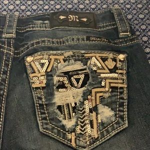 29 x 33 Miss Me boot cut jeans